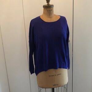 Pure collection super fine cashmere US 8/10 Royal blue lower hem in the back